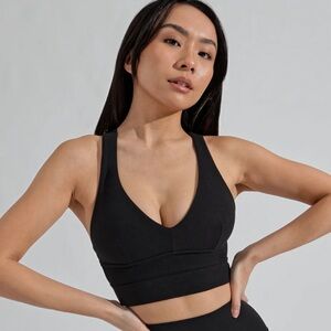 BuffBunny Black Alpha Sports Bra